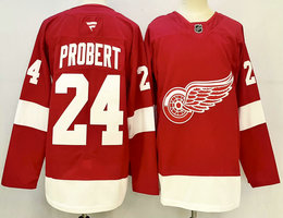 Fanatics Detroit Red Wings #24 Bob Probert Red NHL Jersey