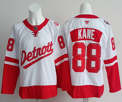 Fanatics Detroit Red Wings #88 Patrick Kane White Stadium Series Jersey