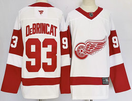 Fanatics Detroit Red Wings #93 Alex DeBrincat White Authentic Stitched NHL Jersey