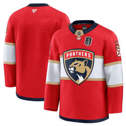 Fanatics Florida Panthers Blank Red 2025 Stanley Cup Final patch jersey