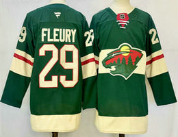 Fanatics Minnesota Wild #29 Marc-Andre Green Authentic Stitched NHL Jersey
