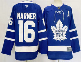 Fanatics Toronto Maple Leafs #16 Mitchell Marner Blue Authentic Stitched NHL Jersey