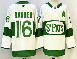 Fanatics Toronto Maple Leafs #16 Mitchell Marner Third White Authentic Stitched NHL Jersey