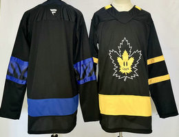Fanatics Toronto Maple Leafs Blank Black Authentic Stitched NHL Jersey