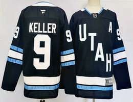 Fanatics Utah #9 Clayton Keller Navy Authentic Stitched NHL Jersey
