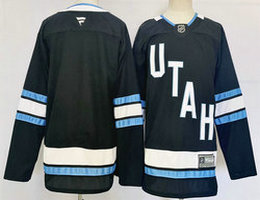 Fanatics Utah Blank Navy Authentic Stitched NHL Jersey