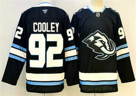 Fanatics Utah Mammoth #92 Logan Cooley Navy 2025 Stitched Jersey