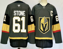 Fanatics Vegas Golden Knights #61 Mark Stone Gray Authentic Stitched NHL jersey