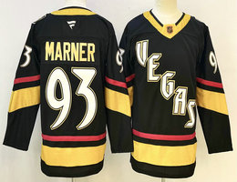 Fanatics Vegas Golden Knights #93 Mitch Marner Black Reverse Retro Authentic Stitched NHL jersey