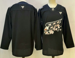 Fanatics Washington Capitals Blank Black Tokyo Authentic Stitched NHL jersey