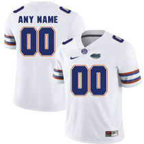 Florida Gators Customized White Vapor Untouchable Authentic Stitched NCAA College Jersey