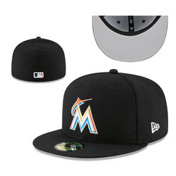 Florida Marlins MLB Fitted hats 0594 1