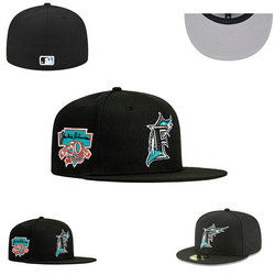 Florida Marlins MLB Fitted hats 0594 2