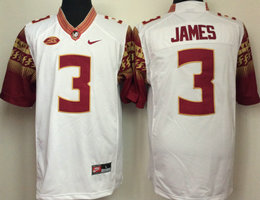 Florida State Seminoles #3 Derwin James White Limited College Football Jersey