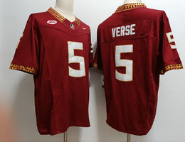 Florida State Seminoles #5 Jared Verse Red 2023 F.U.S.E Stitched NCAA Jersey