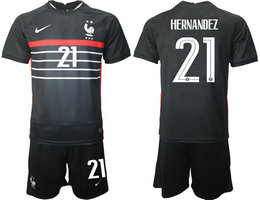 France #21 HERNANDEZ Home 2022 World Cup National Soccer Jersey
