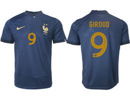 France #9 GIROUD Home 2022-2023 National Soccer Jersey