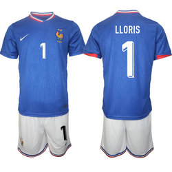 France 2024-25 #1 LLORIS Home Soccer Jersey