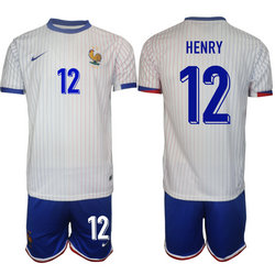 France 2024-25 #12 HENRY Away Soccer Jersey