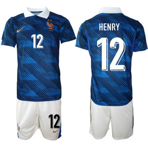 France #12 Henry Home 2026 World Cup Soccer jersey