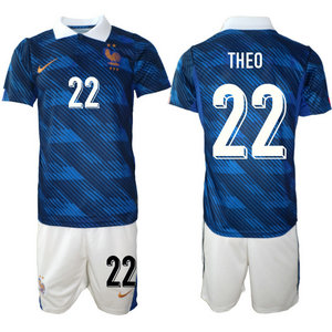 France #22 Theo Home 2026 World Cup Soccer jersey