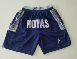 Georgetown Hoyas University Navy Blue shorts