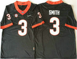 Georgia Bulldogs #3 Roquan Smith Black Vapor Untouchable Limited Authentic Stitched NCAA Jersey