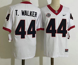 Georgia Bulldogs #44 Travon Walker White Vapor Untouchable College Football Jersey