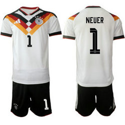 Germany #1 Neuer Home 2026 World Cup Soccer jersey