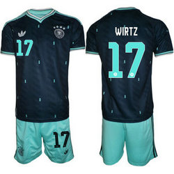 Germany #17 Wirtz Away 2026 World Cup Soccer jersey