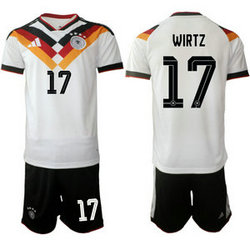 Germany #17 Wirtz Home 2026 World Cup Soccer jersey
