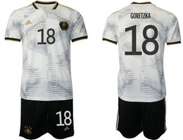 Germany #18 GORETZKA Home 2022 World Cup National Soccer Jersey