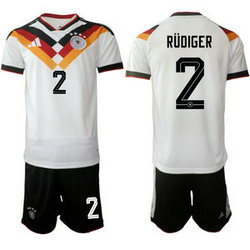 Germany #2 Rudiger Home 2026 World Cup Soccer jersey