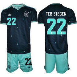 Germany #22 Ter Stegen Away 2026 World Cup Soccer jersey