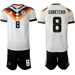 Germany #8 Goretzka Home 2026 World Cup Soccer jersey