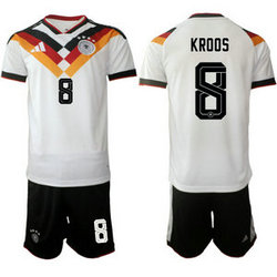 Germany #8 Kroos Home 2026 World Cup Soccer jersey