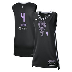 Golden State Valkyries #4 Justé Jocyté black wnba jersey