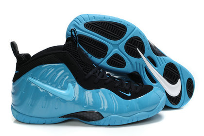 Hardaway Black blue air foamposite Authentic basketball shoes 41~47y 1