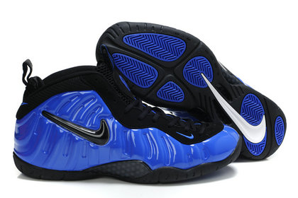 Hardaway Black blue air foamposite Authentic basketball shoes 41~47y 3