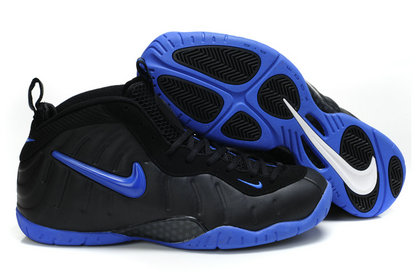 Hardaway Black blue air foamposite Authentic basketball shoes 41~47y 4