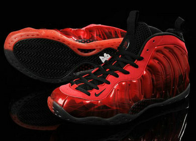 Hardaway Red air foamposite one Authentic basketball shoes 41~46 y