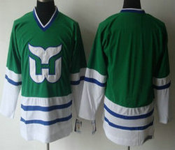Hartford Whalers Blank Throwback Green Authentic Stitched NHL jersey