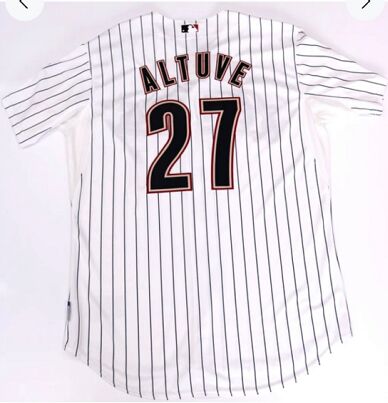 Houston Astros #15 Maldonado pinstripe jersey