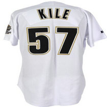 Houston Astros #57 Darryl Kile White 1997 Turn Back the Clock jersey