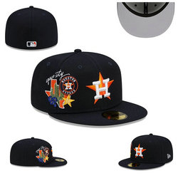 Houston Astros MLB Fitted hats 0594 4