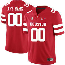 Houston Cougars Customized College Red Limited Vapor Untouchable Authentic Stitched NCAA Jersey