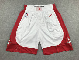 Houston Rockets White Swingman Shorts