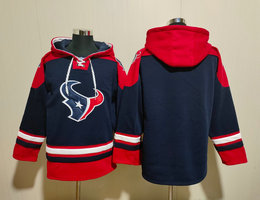 Houston Texans Blank Navy 2023 All Stitched Hooded Sweatshirt