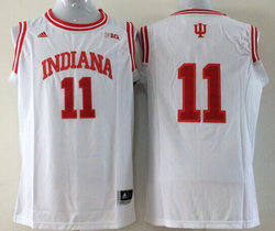Indiana Hoosiers #0 Romeo Langford White Authentic Basketball Stitched NCAA Jersey