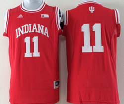 Indiana Hoosiers #11 Isiah Thomas Red Authentic Basketball Stitched NCAA Jersey